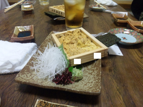 淡路島の寿司屋で食べた、赤ウニ