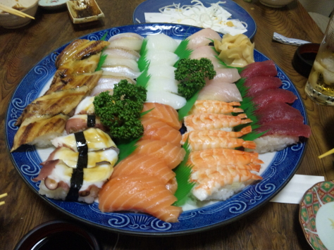 淡路島の寿司屋で食べた、お寿司
